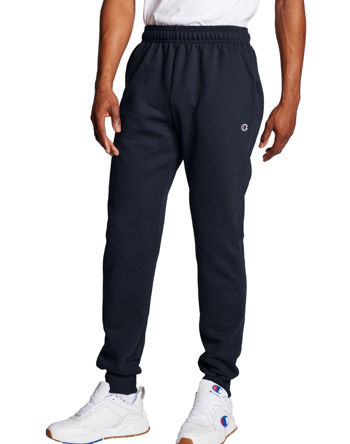 Pantaloni Jogging Champion Powerblend Fleece Barbati Bleumarin - Romania JOXEMAH-71